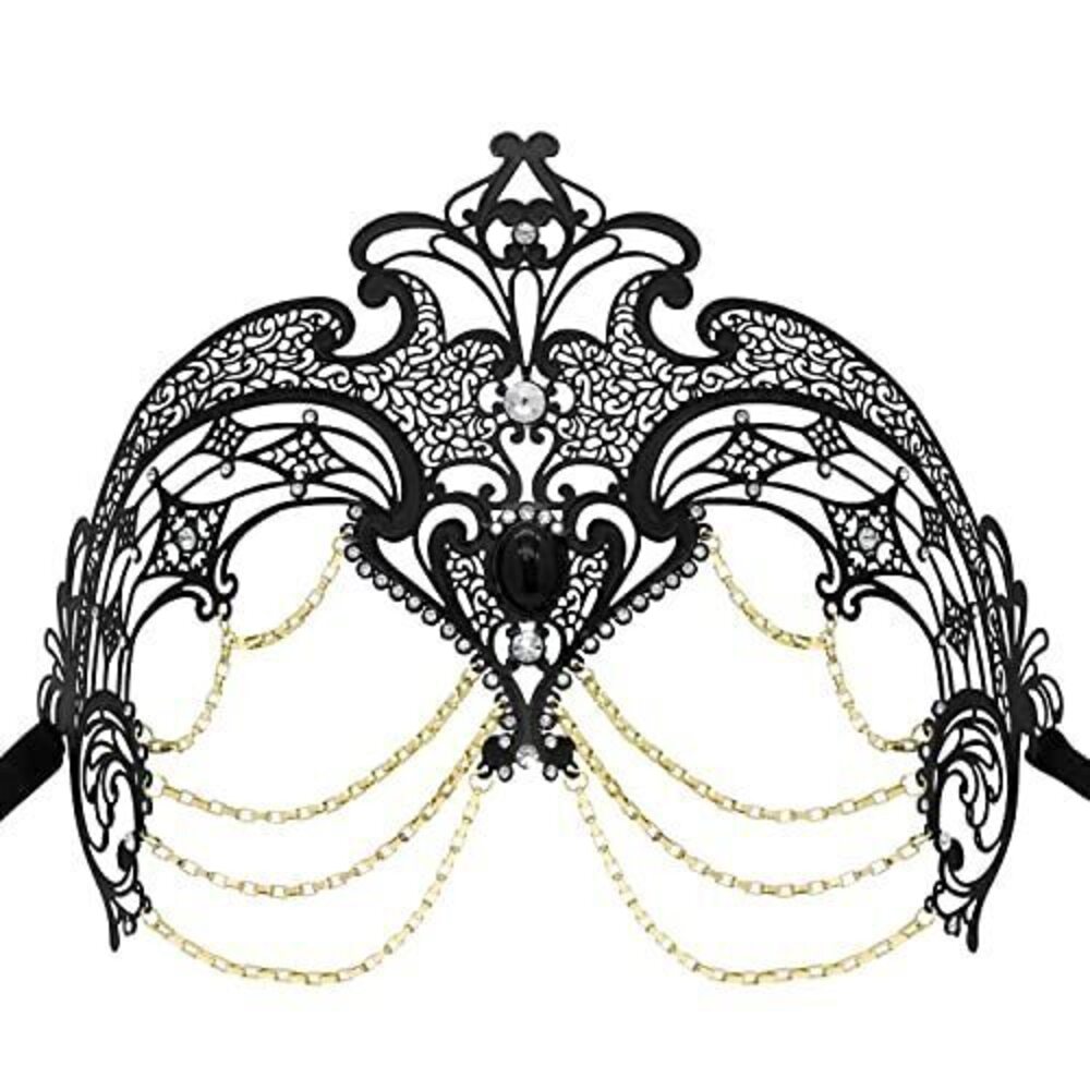 1118 Masquerade Laser Cut Metal Venetian Pretty Halloween Costume Mask